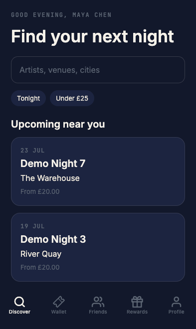Fan app discover