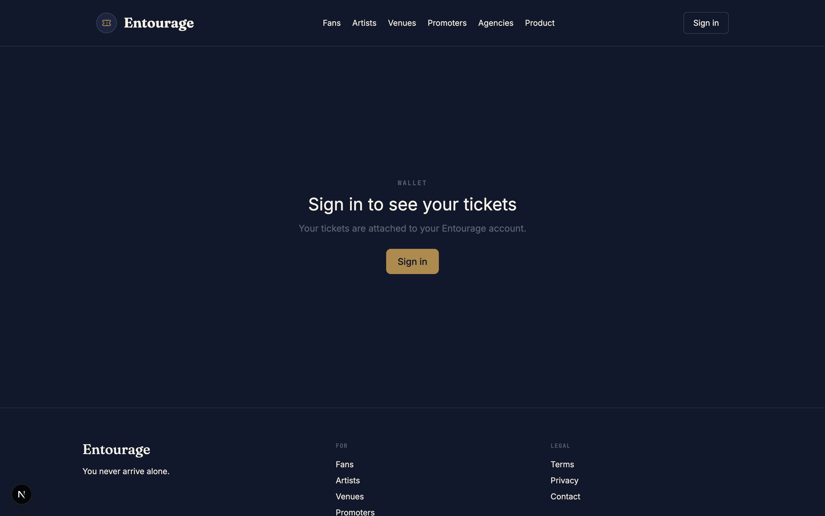 Web wallet